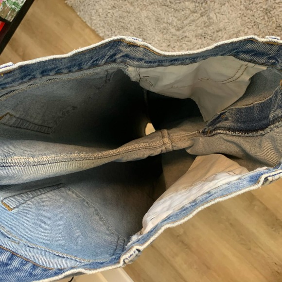 Carhartt Mens Relaxed Fit Jeans Size 36 X 32 Light Wash Work Pants 100% Cotton - Picture 9 of 16